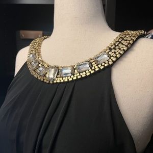 Vince Camuto Jeweled Gown